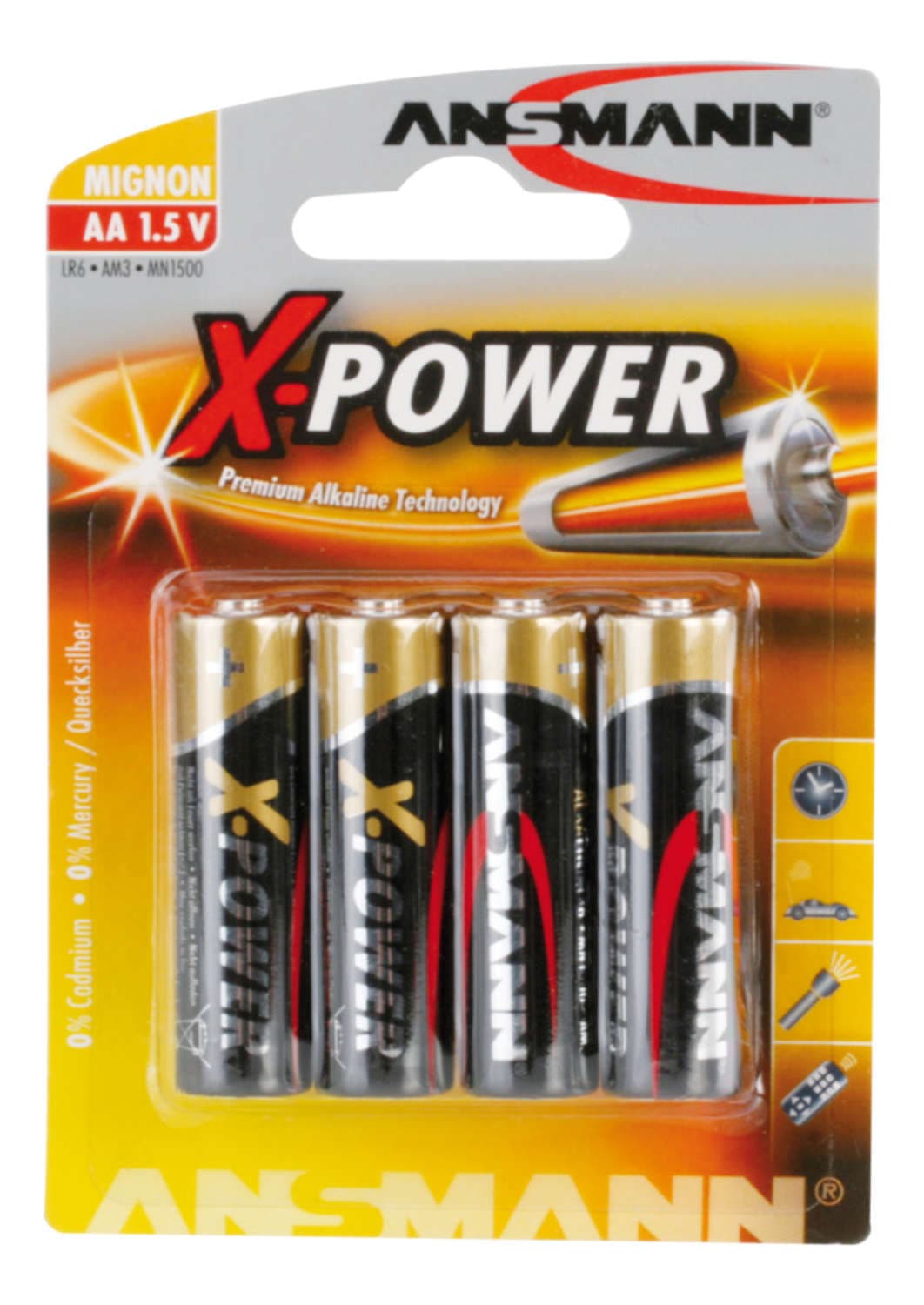 Rafhlaða AA XPOWER 4stk