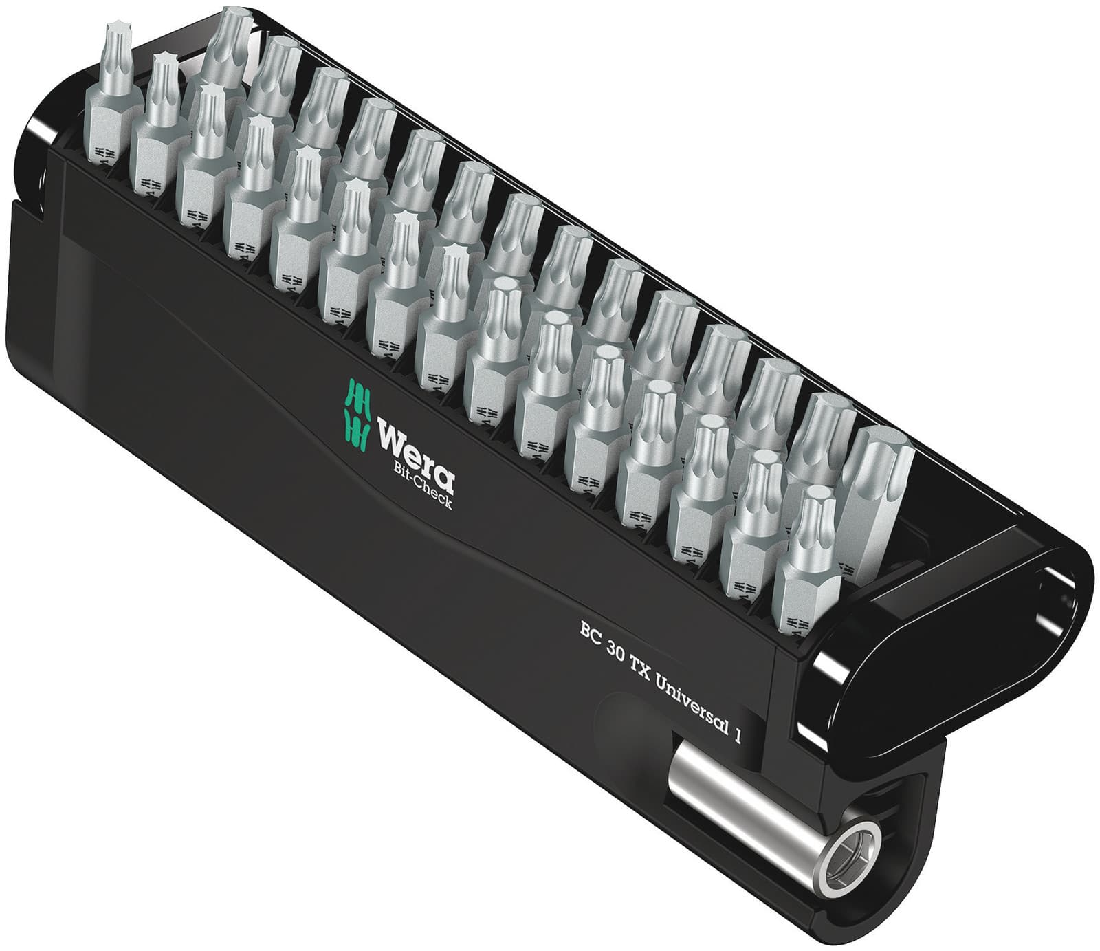 Bitasett TORX TX10-TX40 stuttir 30stk+haldari