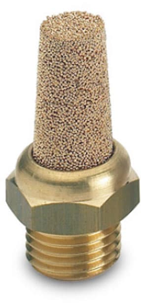 Hljóðdeyfar með sexkant 1/4" BSP
