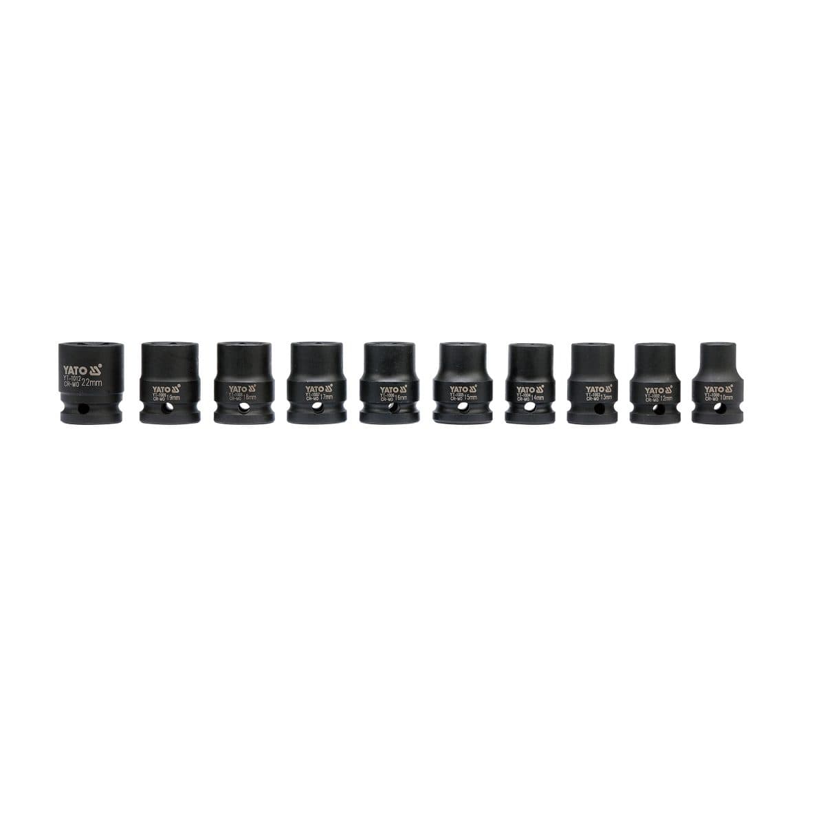 Lofttoppasett 1/2" 10-22 10Stk