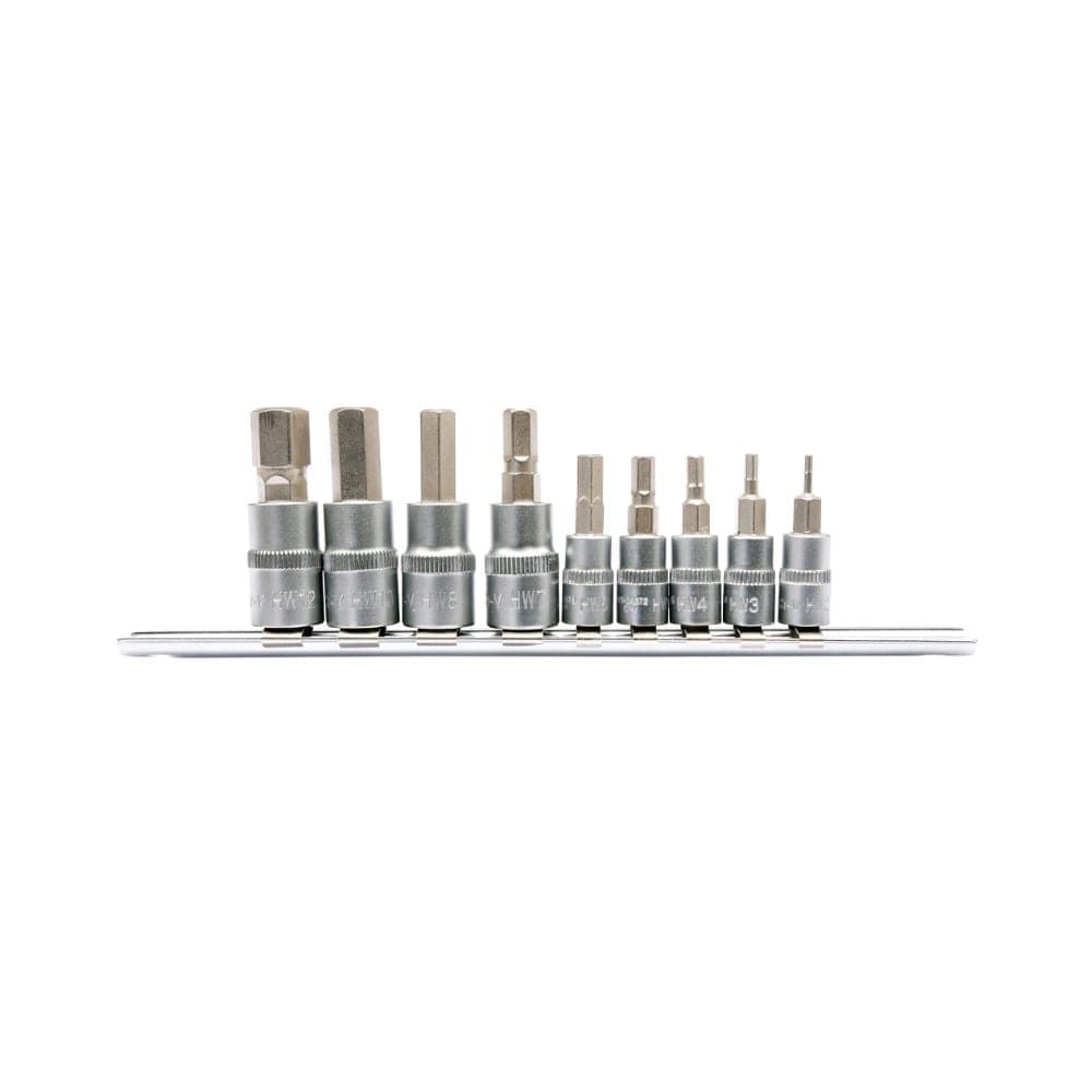 Sexkanttoppasett 2-12mm 9Stk
