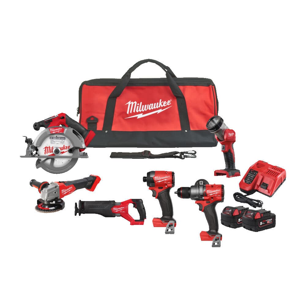 Sett M18 FUEL™ FPP6G3-502B Power Pack m/auka rafhlöðu M18 HB3 3,0 Ah HIGH OUTPUT