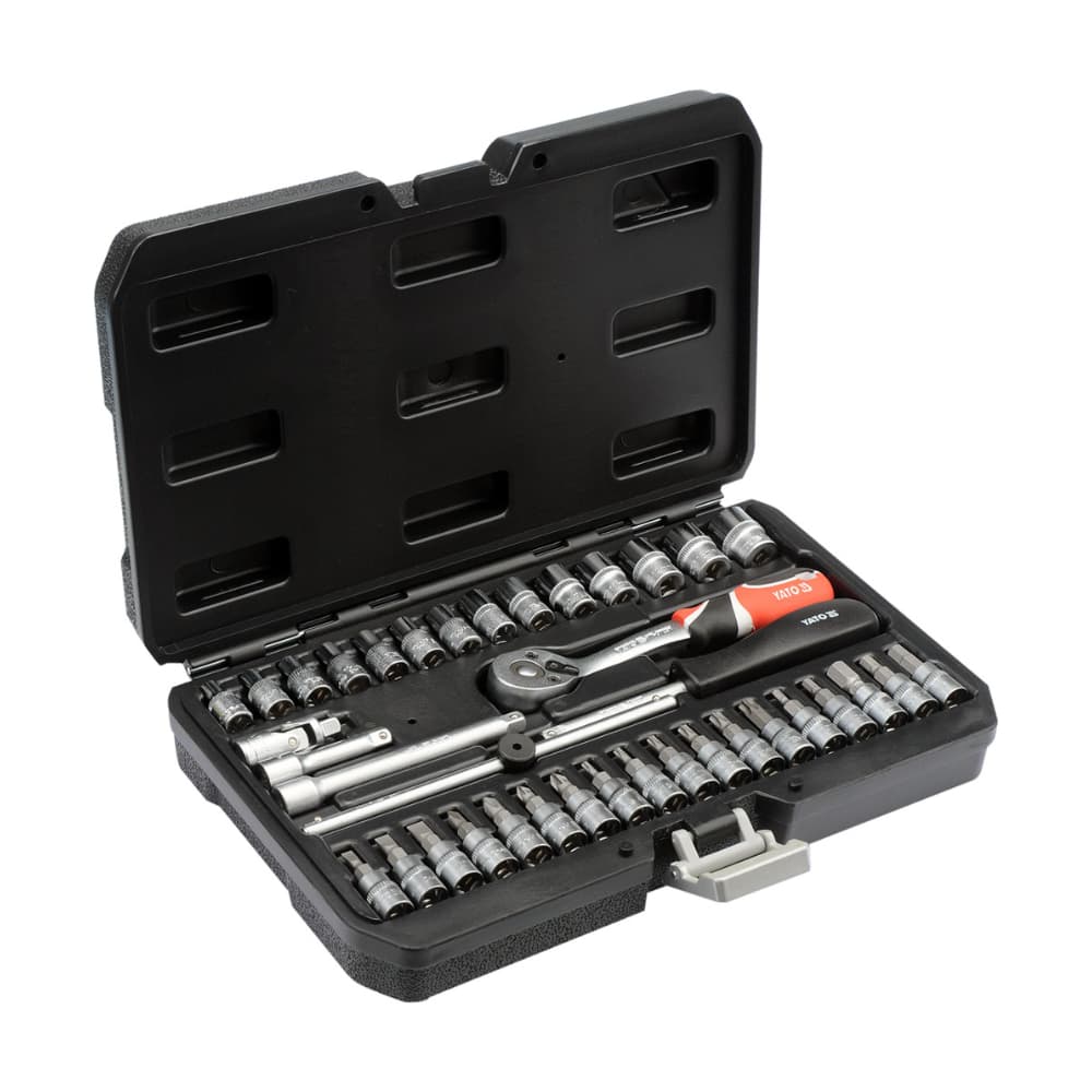 Topplyklasett 1/4" 38Stk