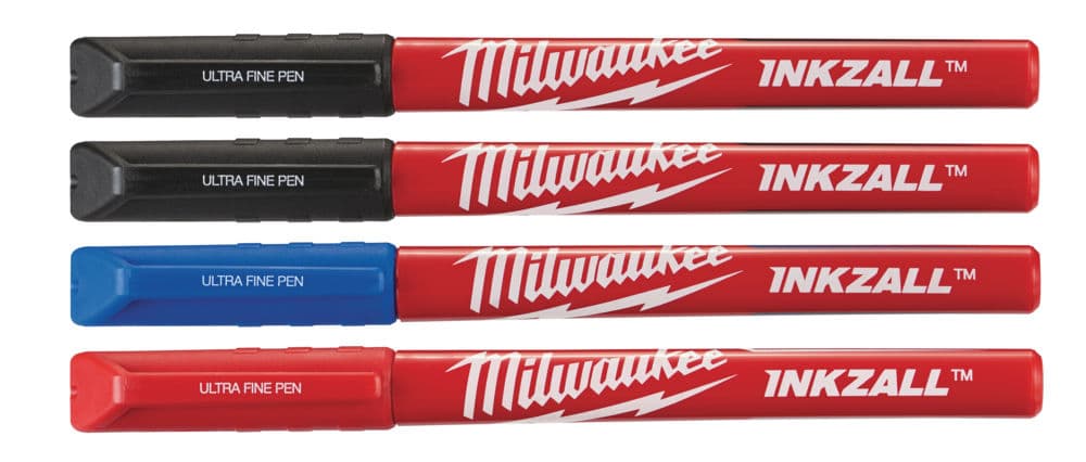 Merkipennar INKZALL™ Fine Tip, 4stk.