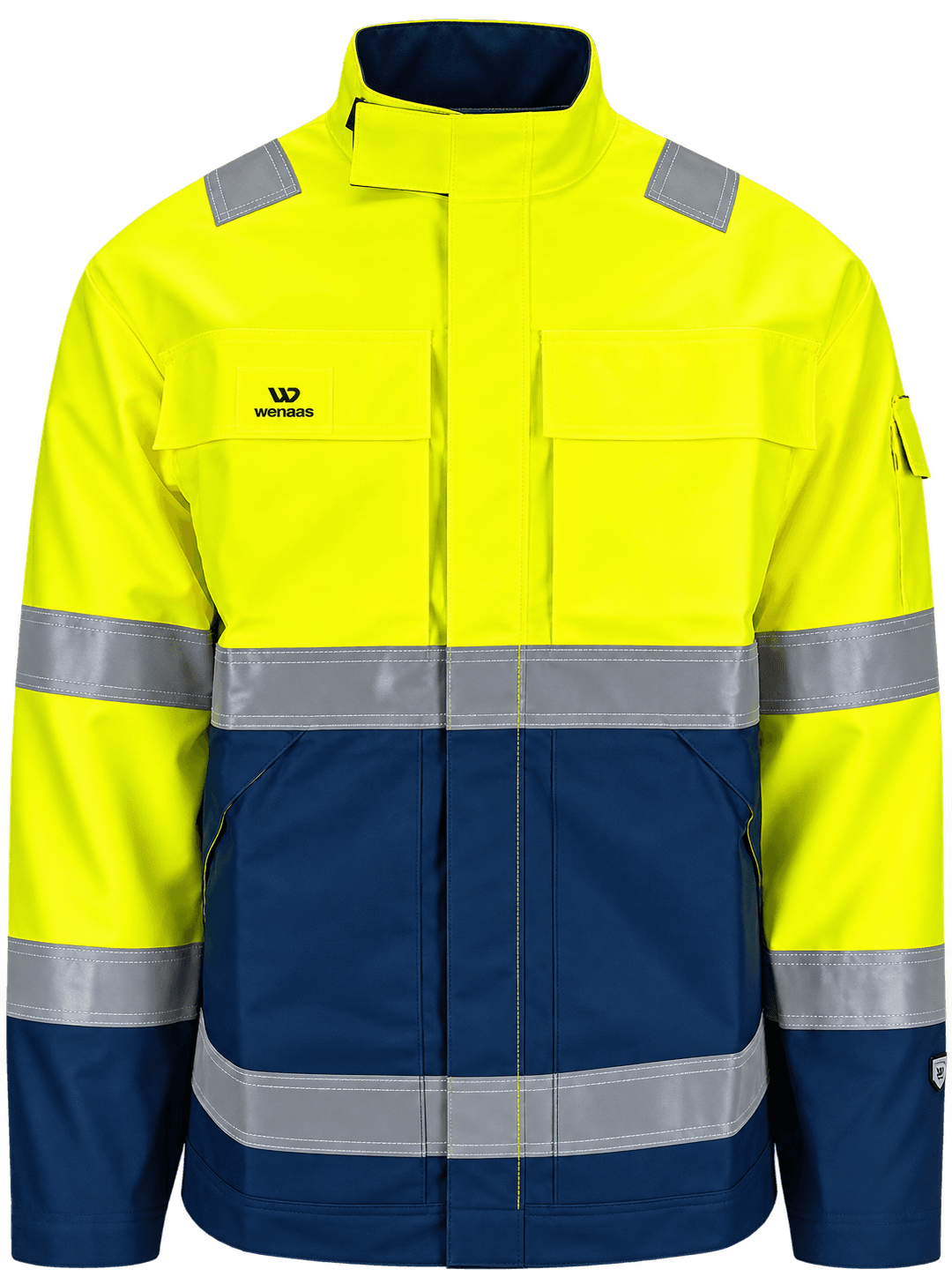 Moltenguard jakki eldvarinn navy blár/gulur hi-vis