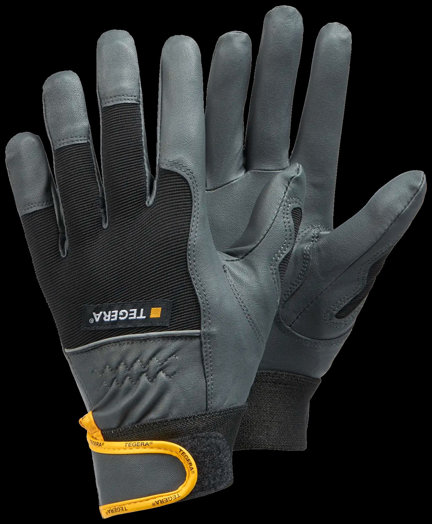 Vinnuhanskar polyester með microthan gripi TEGERA 9105