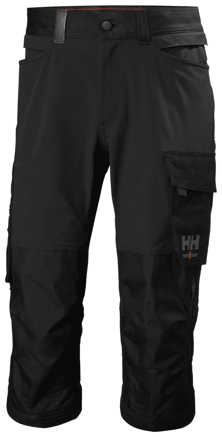 Oxford 4X kvartbuxur HH connect™ svartar