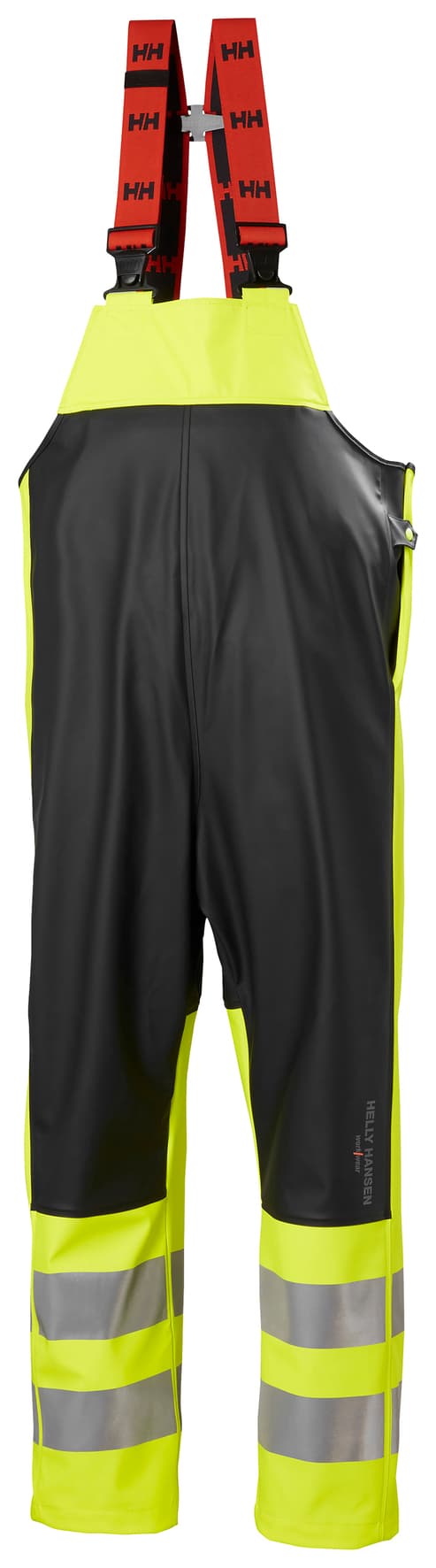 Alna 2.0 regn smekkbuxur CL1 gular/svartar hi-vis